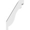 Ekena Millwork 5-in. W x 6-in. D x 10-in. H Copenhagen Architectural Grade PVC Knee Brace BRCP05X06X10CHG - alternate 5